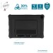 Reinforced protective case for Galaxy Tab A9+ 11'' SM-X210 SM-X216 with kickstand & handstrap 