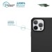 Coque iPhone 15 Pro, Protection Renforcée Antichoc, Antimicrobienne, Recyclé, Noir Mat