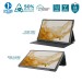 Eco-design protective case with flap for Galaxy Tab S9 FE+ 12.4'' - Tab S9+ 12.4''