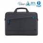 Toploading briefcase 14-16'' - 35% recycled - Trendy Black