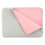 Skin computer sleeve up to 14'' - Grey & Pink
