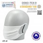 6-pack textile masks UNS category 1 general publics filtration greater than 90% washable and reusable up to 50 times