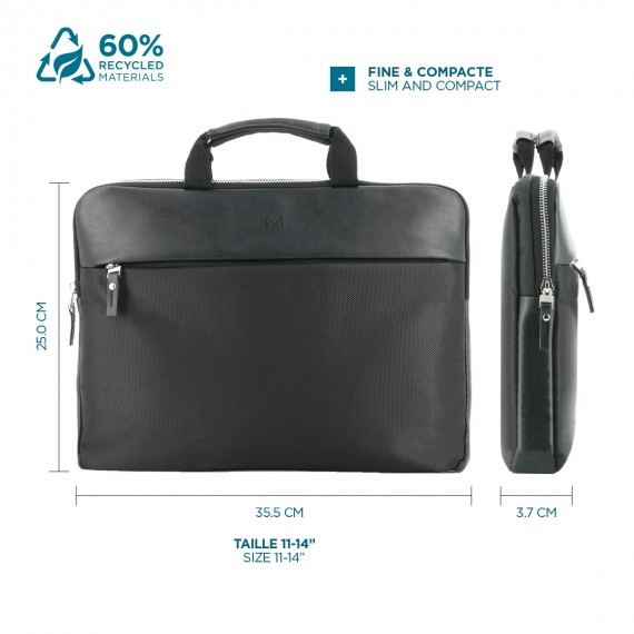 Vintage compact briefcase 11-14"