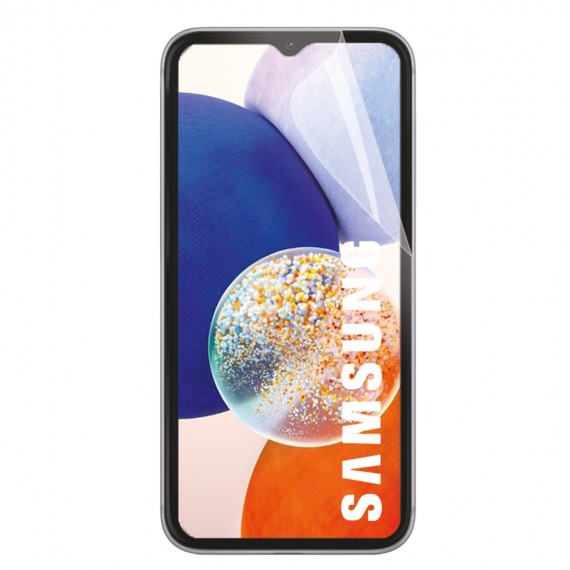 Screen protector for Galaxy A14 4G et A14 5G - unbreakable & anti-shock IK06 - Clear finishing