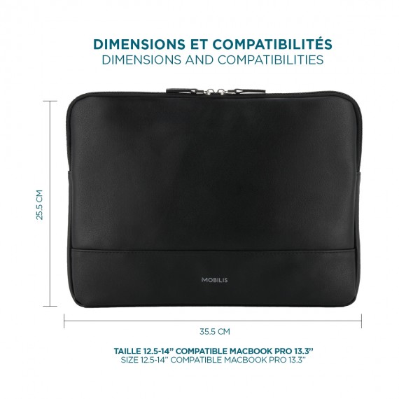 Computer/tablet sleeve up to 14'' - Origine 2 - Black