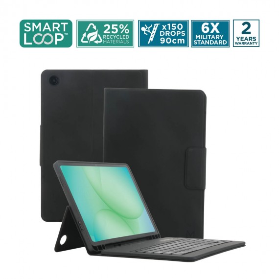 Folio protective case for Galaxy Tab A11+ / Galaxy Tab A9+ (11'') with French Bluetooth® Keyboard - Element 