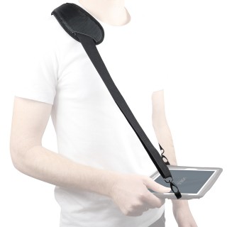 Shoulder strap ergonomic with neck - shoulder pad - 2 attachment points - Typing / Transport