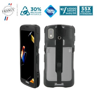 Reinforced protective case for Zebra TC101 - TC201 + grip strap - PROTECH