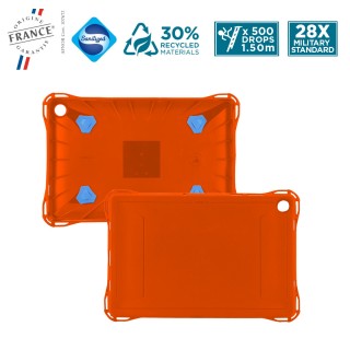 Reinforced protective case for Galaxy Tab A11+ - HI-VIS Orange - PROTECH