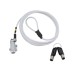 Universal rotating safety cable with key