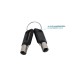 Universal rotating safety cable with key
