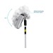 Universal rotating safety cable with key