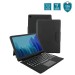 Protective case for Galaxy Tab A9+ 11'' with detachable French Bluetooth® keyboard + touchpad