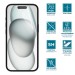 Screen protector for iPhone 15 - iPhone 15 Pro- unbreakable & anti-shock IK06 - Clear finishing