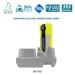 Rugged protective case for Zebra TC22 - TC27 + handstrap - PROTECH - Yellow 