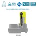Rugged protective case for Zebra TC22 - TC27 + handstrap - PROTECH - Yellow 