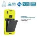 Rugged protective case for Zebra TC22 - TC27 + handstrap - PROTECH - Yellow 
