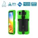 Rugged protective case for Zebra TC22 - TC27 + handstrap - PROTECH - Green