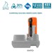 Rugged protective case for Zebra TC22 - TC27 + handstrap - PROTECH - Orange
