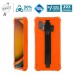 Rugged protective case for Galaxy XCover 7 Pro + handstrap - PROTECH - Orange