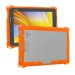 Reinforced protective case for Zebra ET401 10" with scanner - PROTECH - Safety Orange