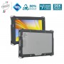Reinforced protective case for Zebra ET401 10" with scanner - PROTECH - Black
