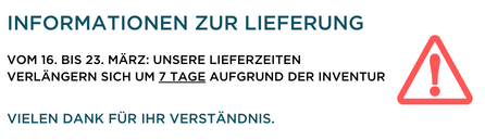 Informationen zur lieferung
