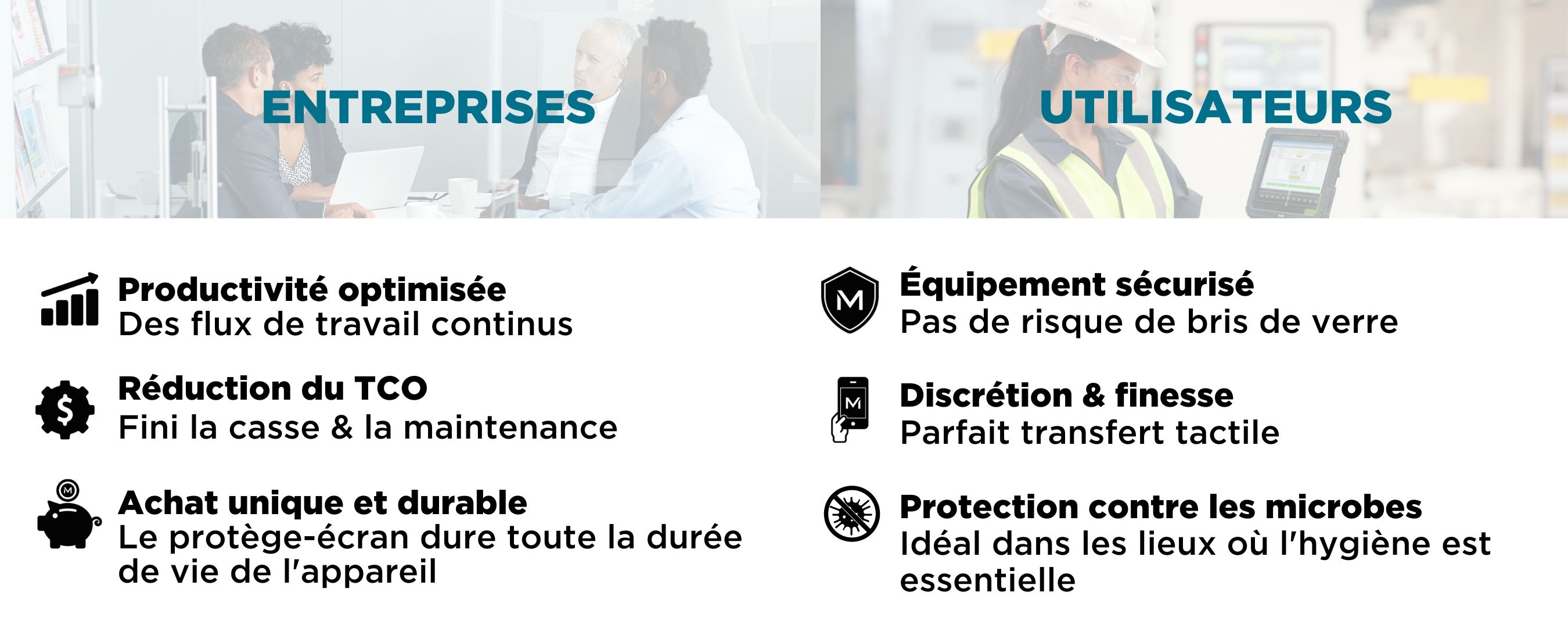 avantage des protection d'écran pour tous 